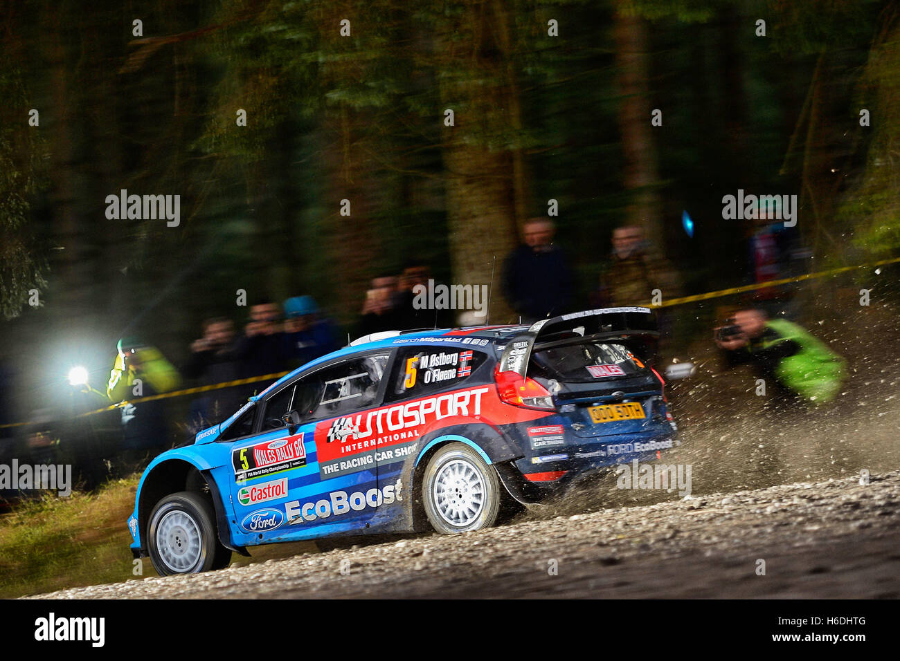 Rally Ruthin Ruthin, Wales, UK. 27th October, 2016. WRC Dayinsure Rally, shakedown ...