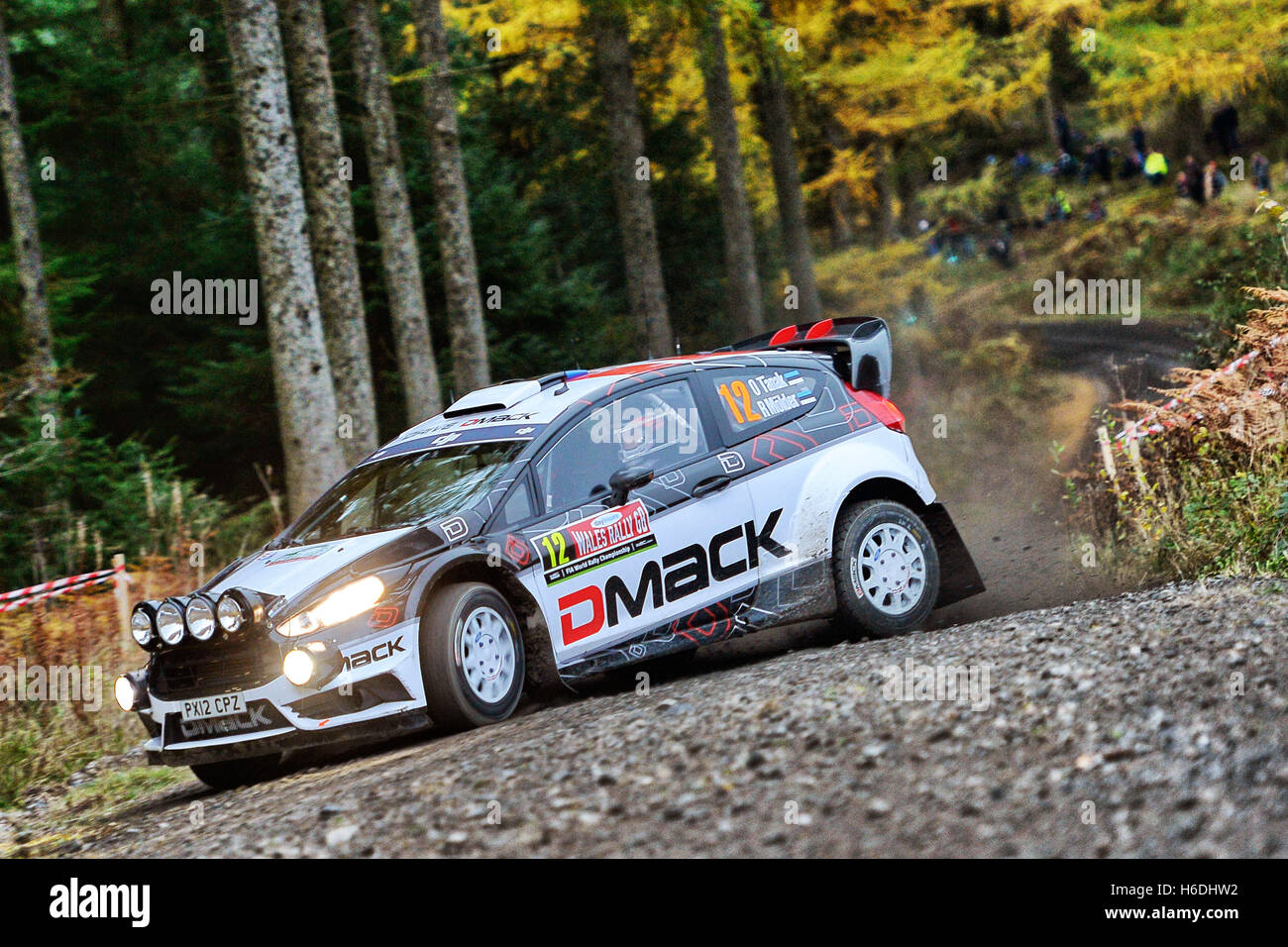 Rally Ruthin Ruthin, Wales, UK. 27th October, 2016. WRC Dayinsure Rally, shakedown ...