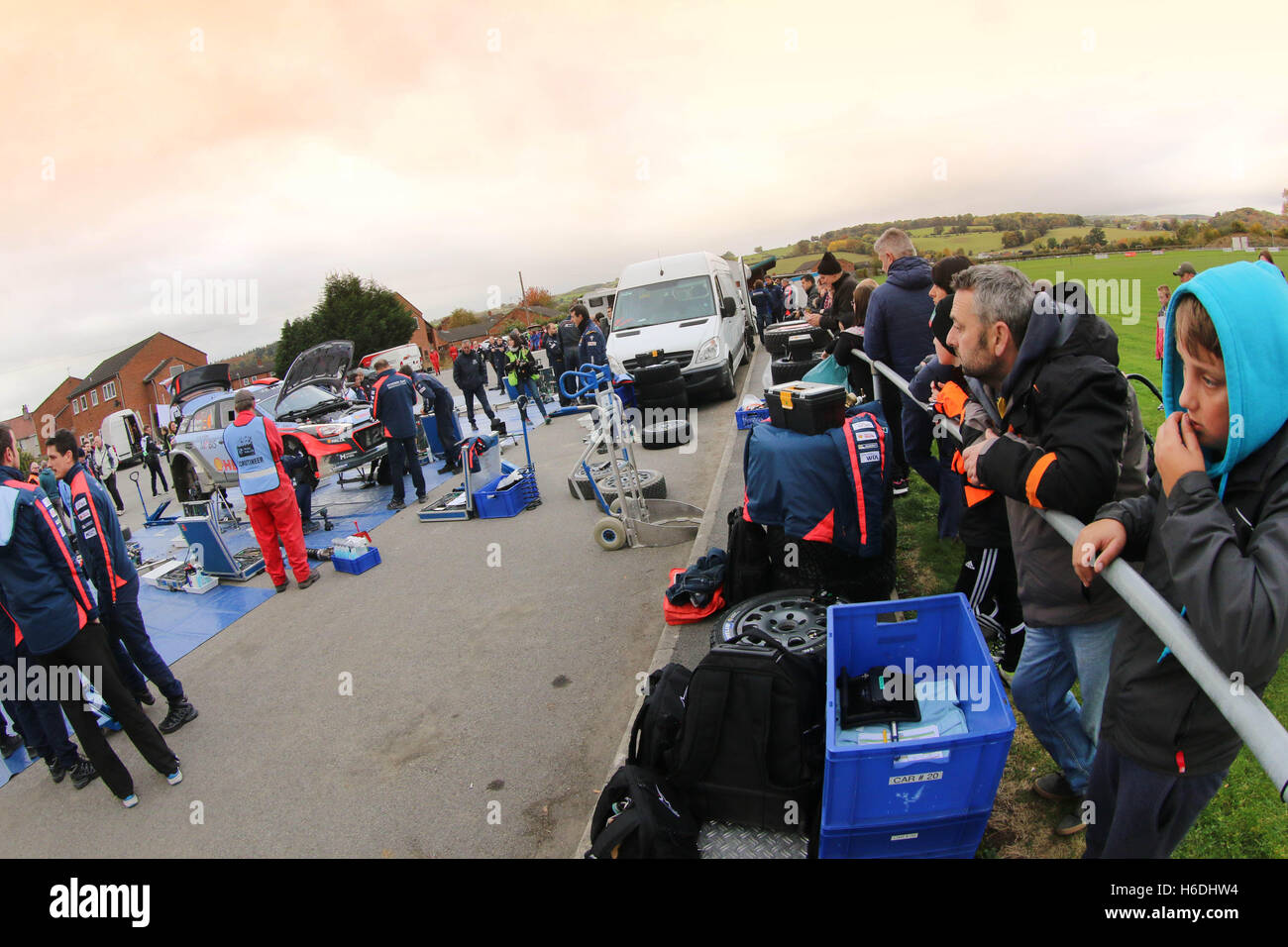 Rally Ruthin Ruthin, Wales, UK. 27th October, 2016. WRC Dayinsure Rally, shakedown ...
