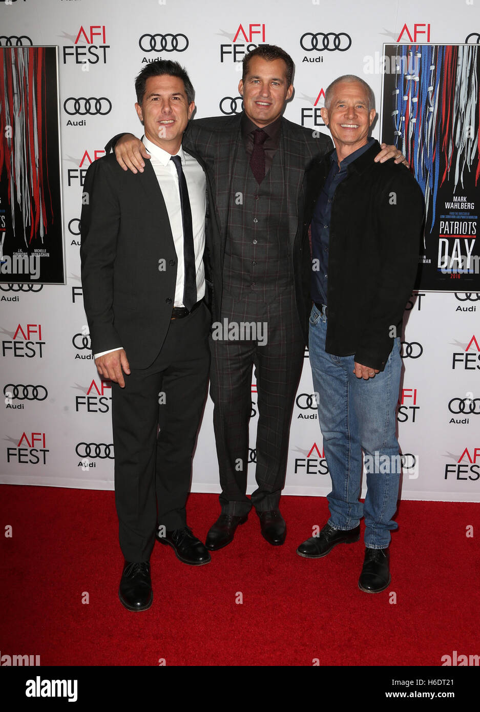 Hollywood, CA, USA. 17th Nov, 2016. Dylan Clark, Scott Stuber, Hutch Parker. AFI FEST 2016 - Closing Gala - Premiere Of ''Patriot's Day'' held at The TCL Chinese Theatre. Credit:  AdMedia/ZUMA Wire/Alamy Live News Stock Photo