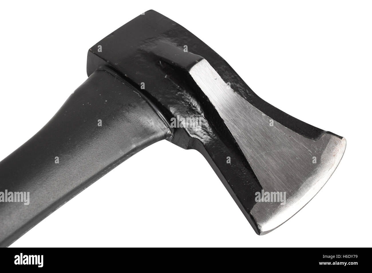 Splitting Axe with Fibreglass Handle. Isolated with clipping path Stock