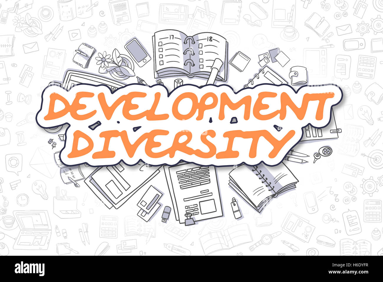 Development Diversity - Business Concept. Stock Photo