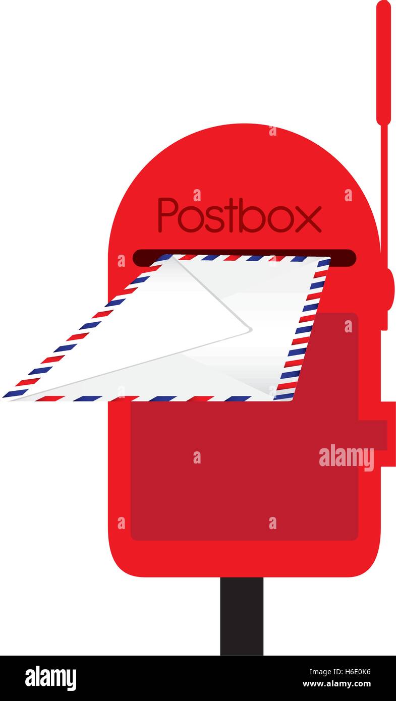 mailbox or postbox icon image vector illustration design Stock Vector ...