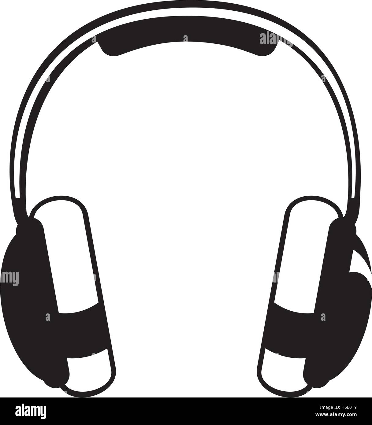 headphones pictogram icon image vector illustration design Stock Vector ...