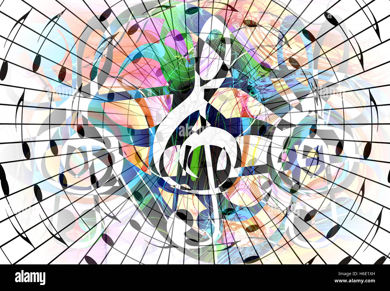 Musical Notes Graphicsertical graphic design illustration of notes and note lines, music concept ...