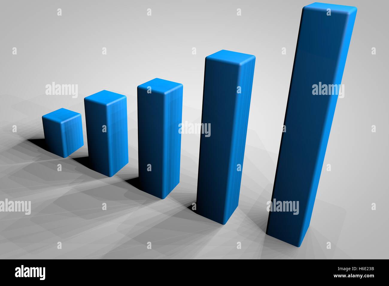 3d finance bar chart on floor Stock Photo Alamy