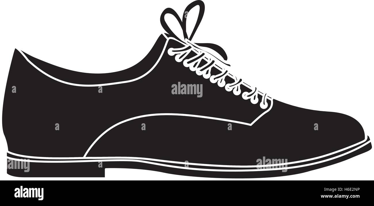 classic lace shoe icon image vector illustration design Stock Vector ...