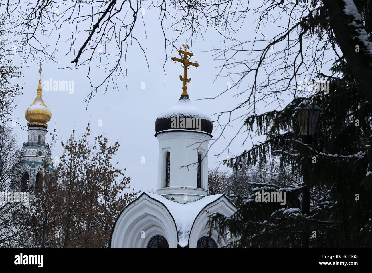 Winter Park Church Stock Photo Alamy