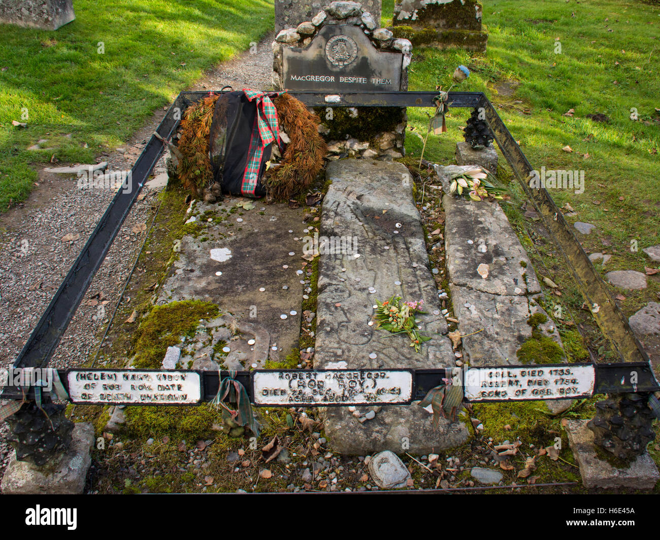 Rob Roy's Grave Stock Photo Alamy