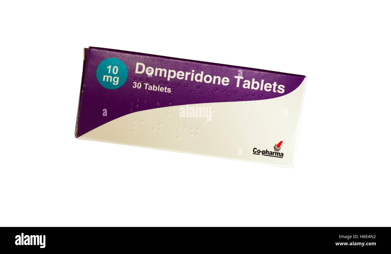 Pack Of 10mg Domperidone 10mg Tablets Made By Co Pharma Stock Photo Alamy