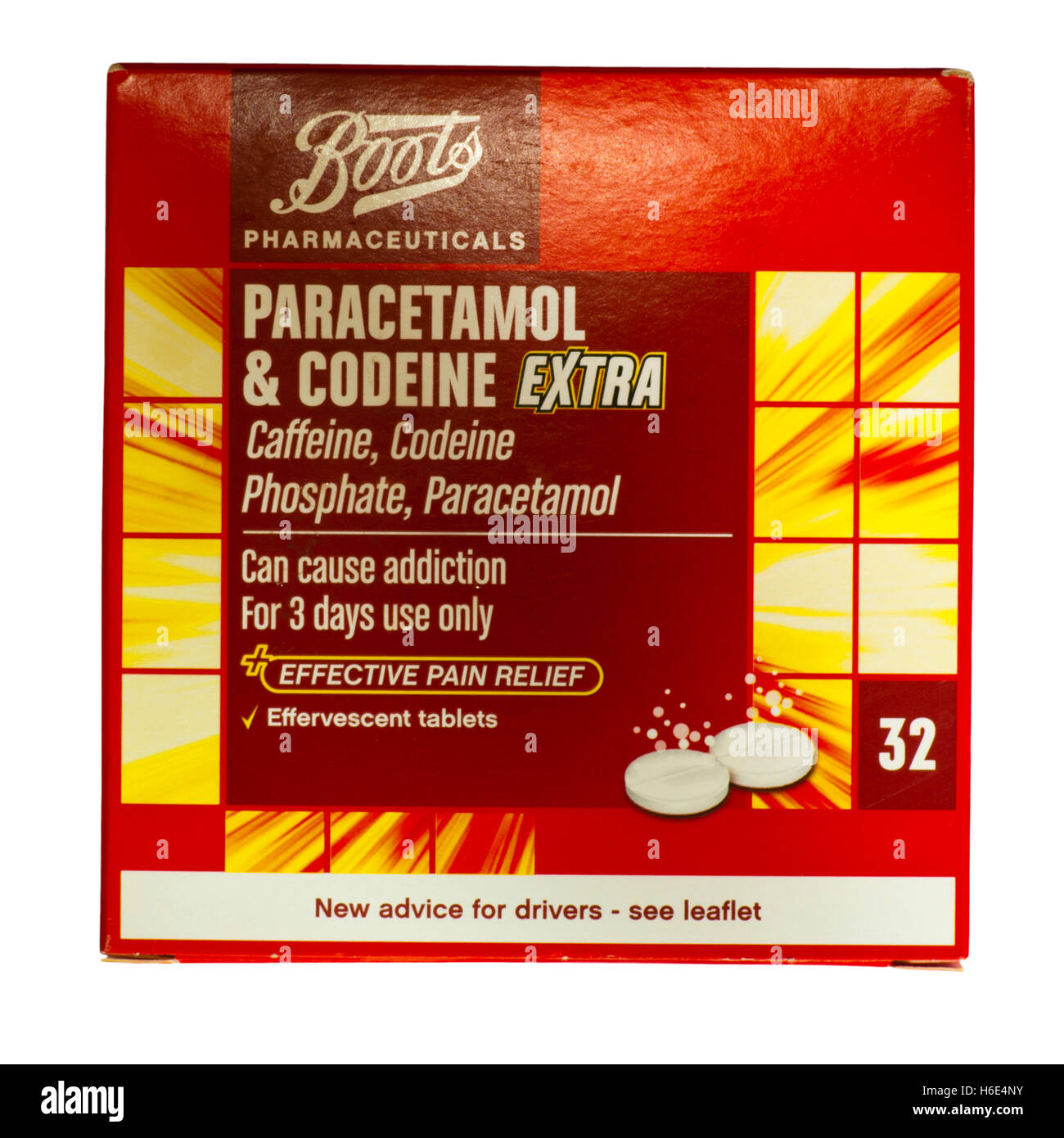 Pack Of Boots Own Brand Paracetamol and Codeine Pain Relief Tablets Stock  Photo - Alamy