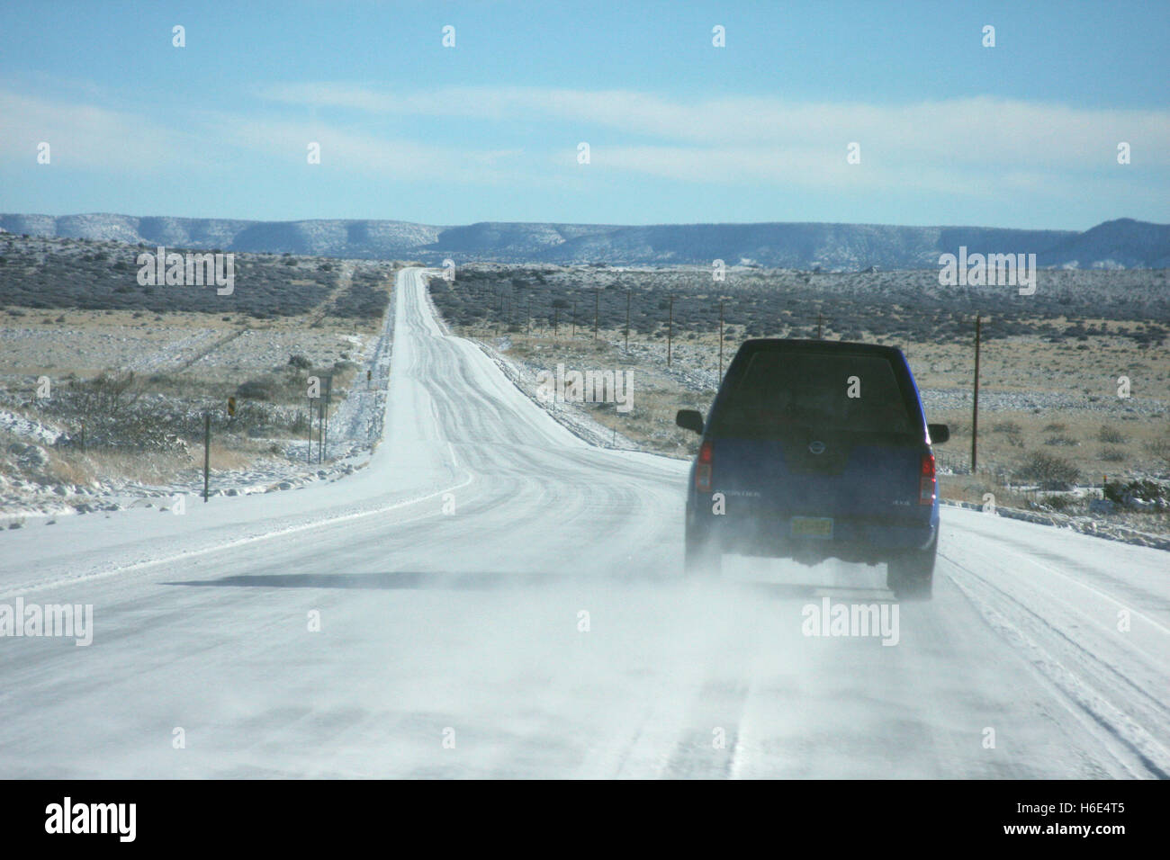 Dangerous driving conditions on roads hi-res stock photography and ...