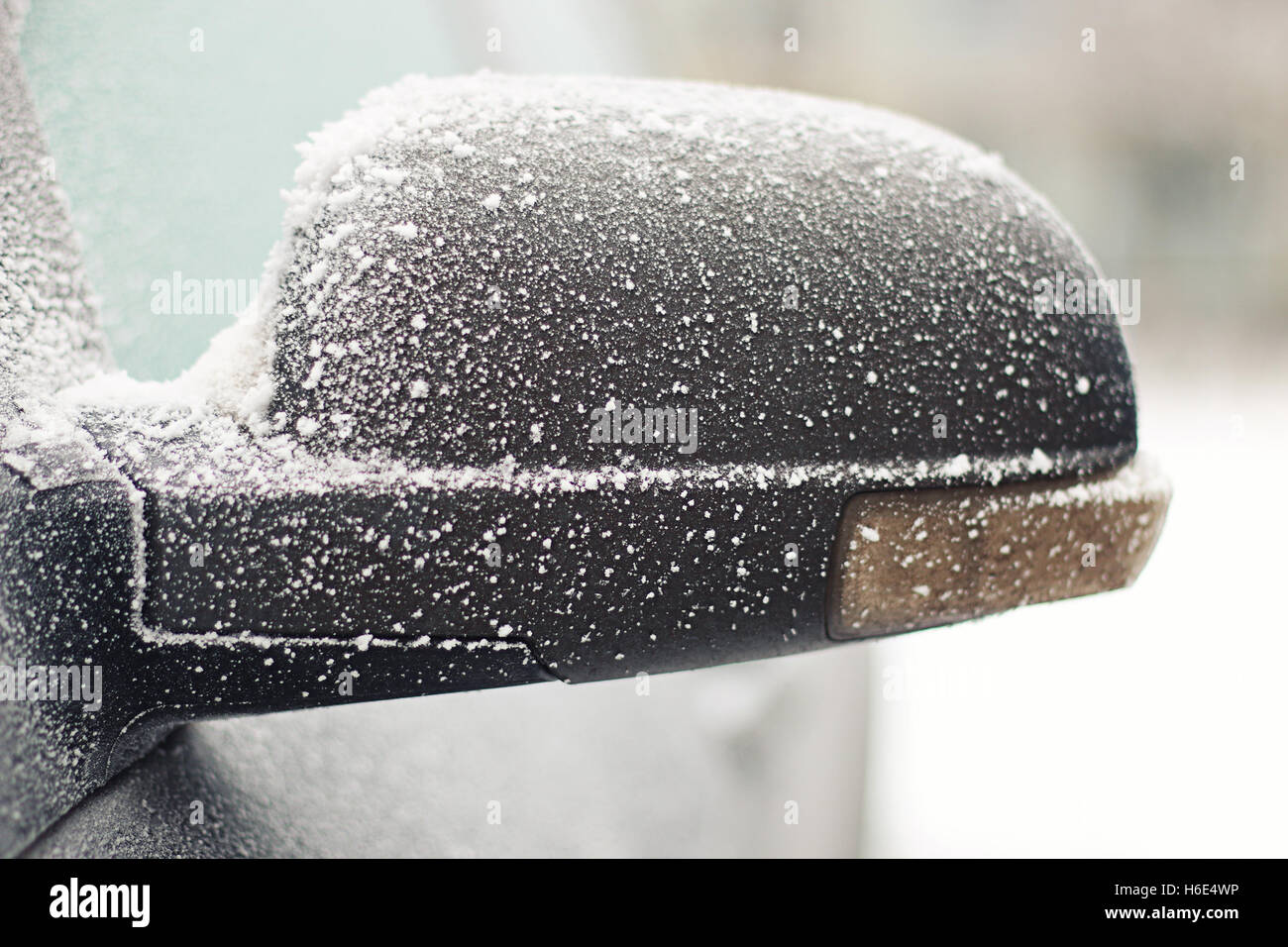car frost winter Stock Photo Alamy