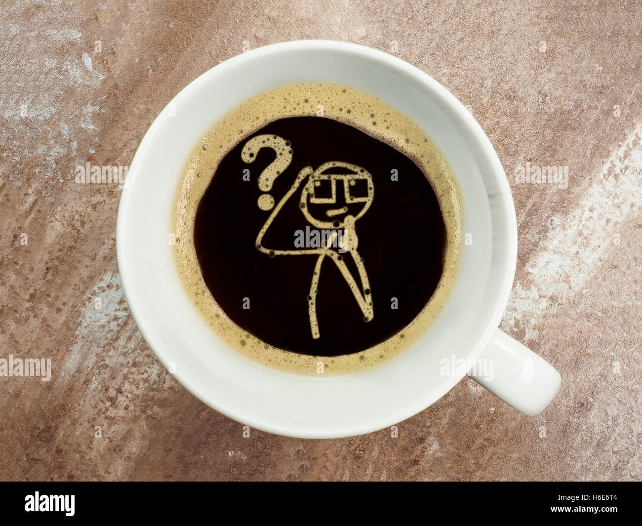 Coffee to learn at night Stock Photo Alamy