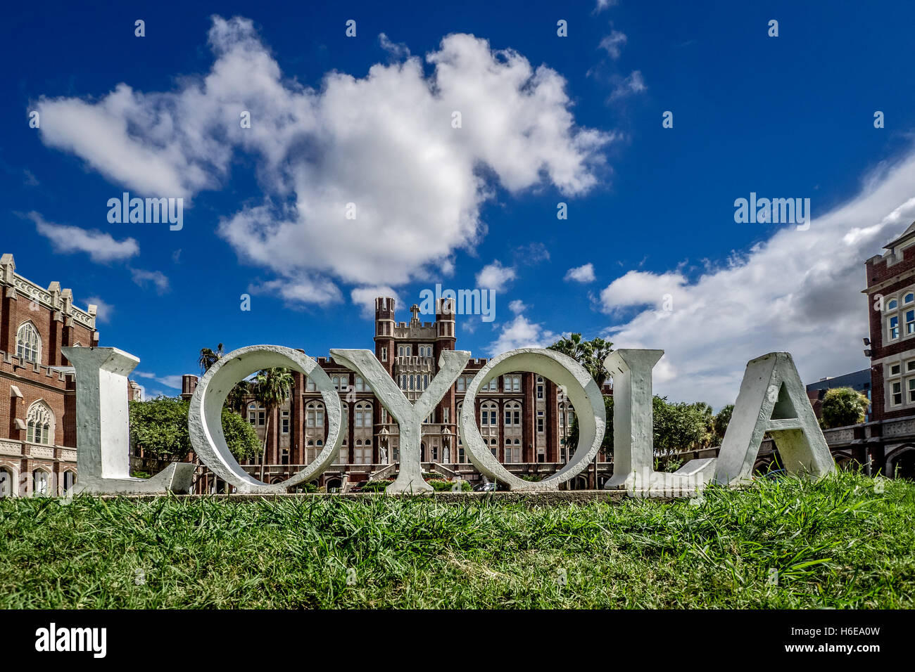 Loyola university established as a college in 1904 in New Orleans LA Stock Photo