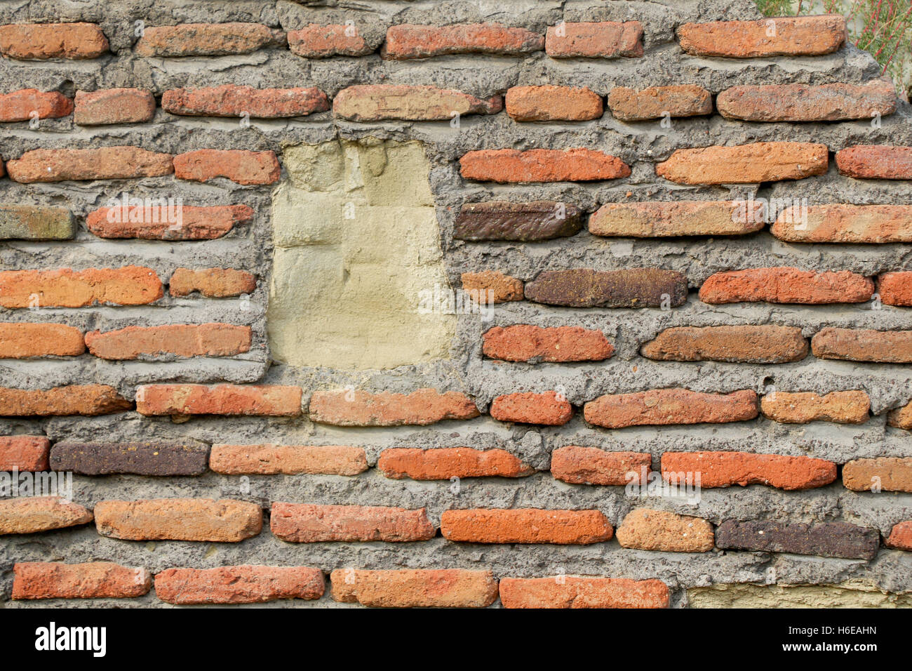 Old grunge brick wall as a background Stock Photo - Alamy
