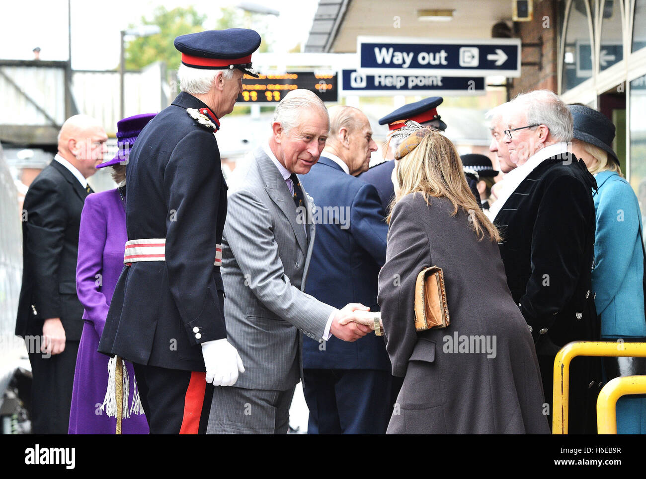 The Prince Of Wales Centre And The Duchess Of Cornwall Left And The