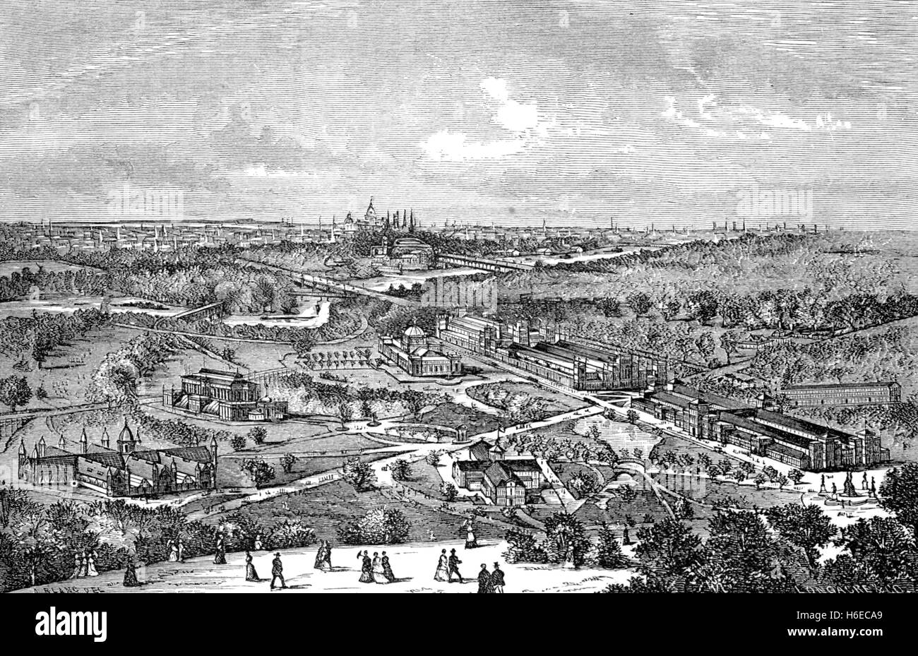PHILADELPHIA CENTENNIAL EXPOSITION 1876 Stock Photo