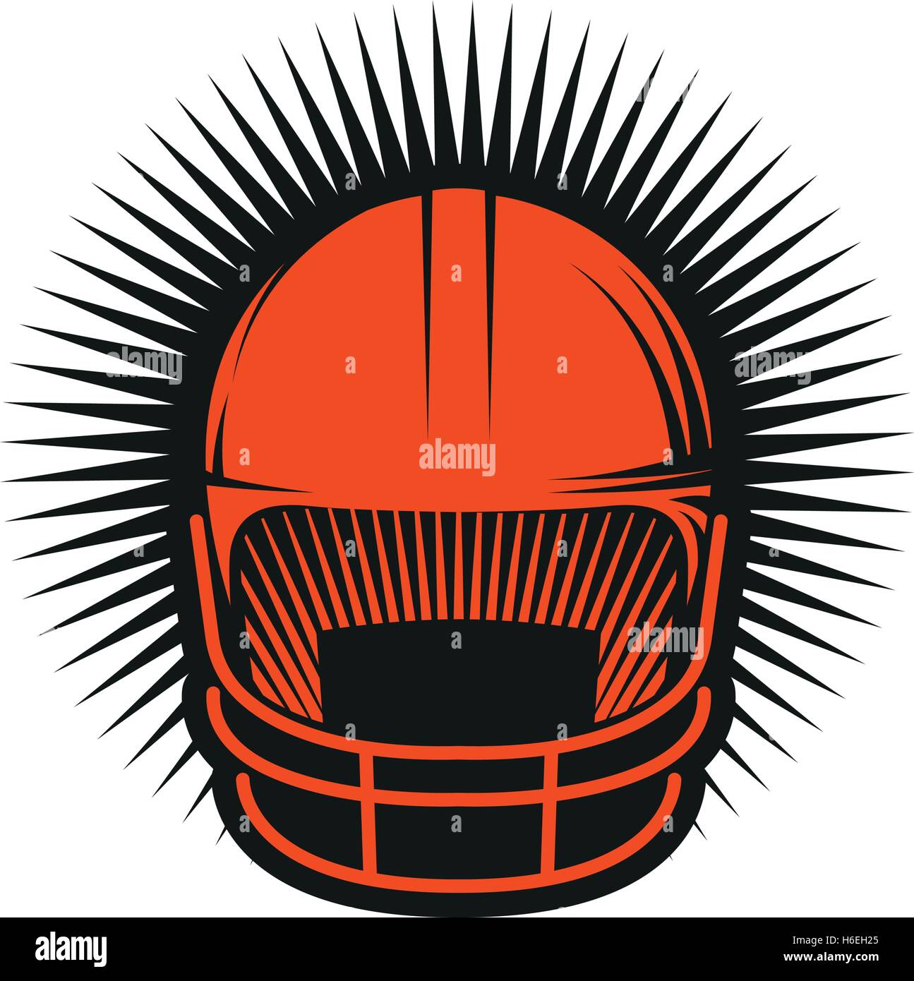 Helm Catcher Baseball Sport Icon Graphic by yellowhellow