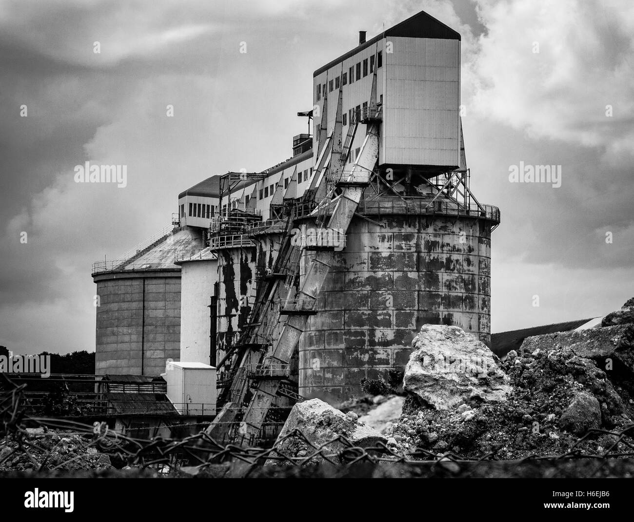 The Tata soda-ash plant at Northwich, Cheshire Stock Photo