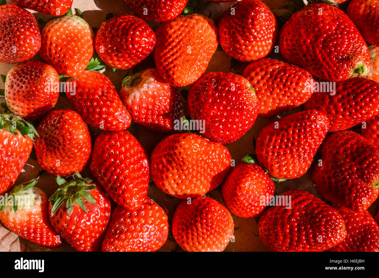 Full frame macro image strawberries hi-res stock photography and images ...