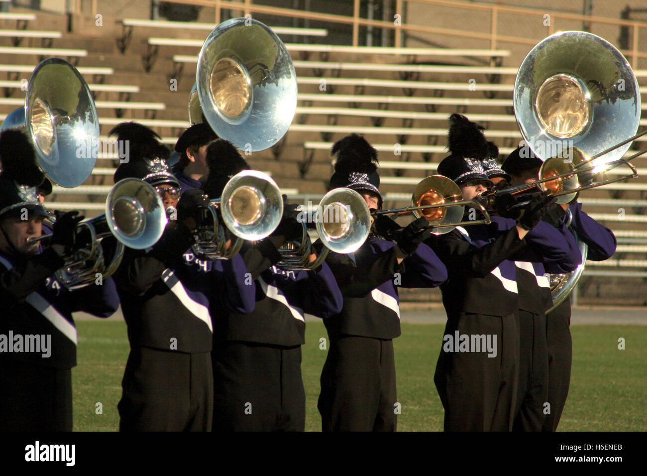 Brass Instruments Tuba Stock Photos & Brass Instruments Tuba Stock