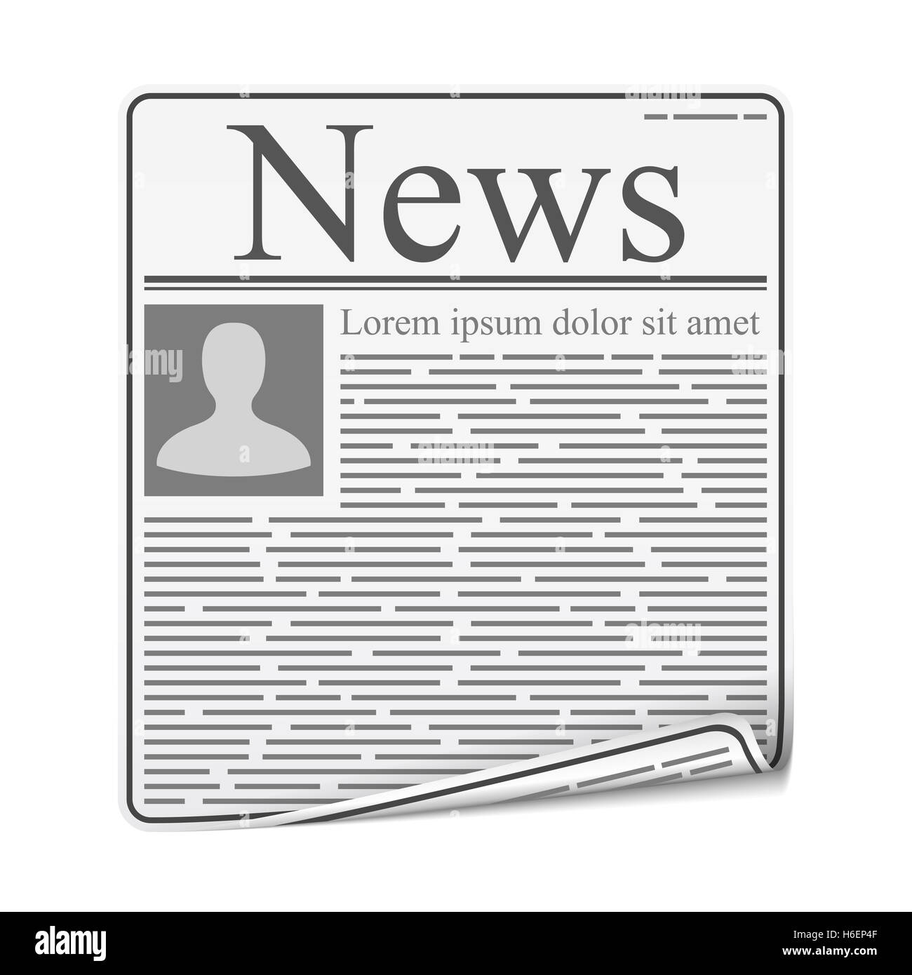 Newsprint page hi-res stock photography and images - Alamy