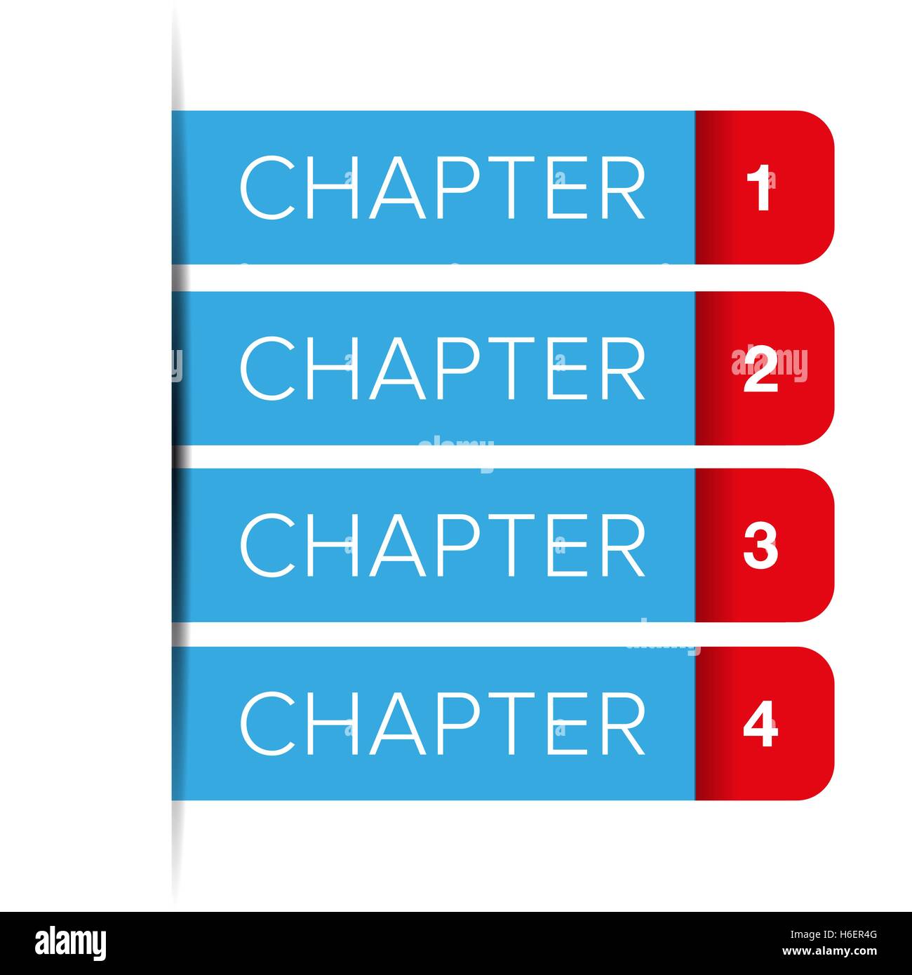 Chapter One, Two, Three, Four vector Stock Vector Image & Art Alamy