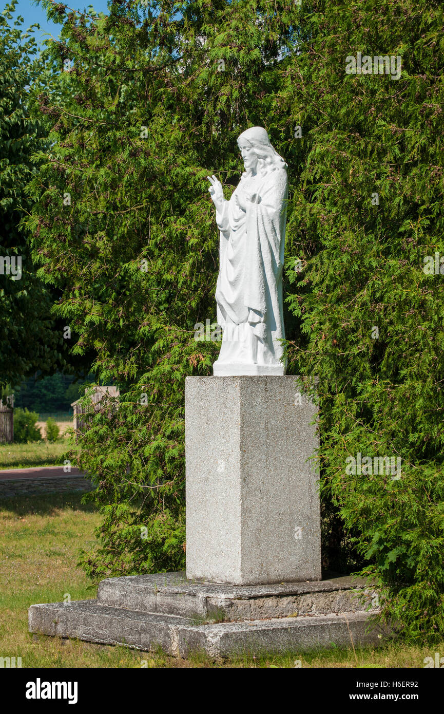 Saint Adalbert of Prague church in a small village in northeastern