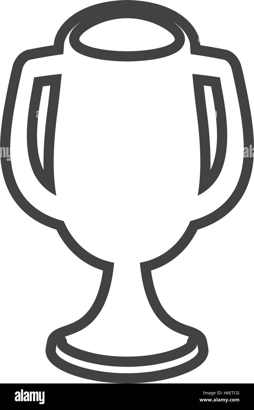 trophy cup winner isolated icon Stock Vector Image & Art - Alamy
