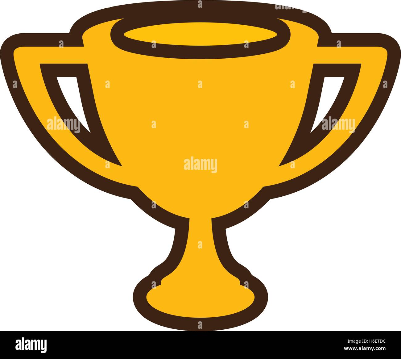 trophy cup winner isolated icon Stock Vector Image & Art - Alamy
