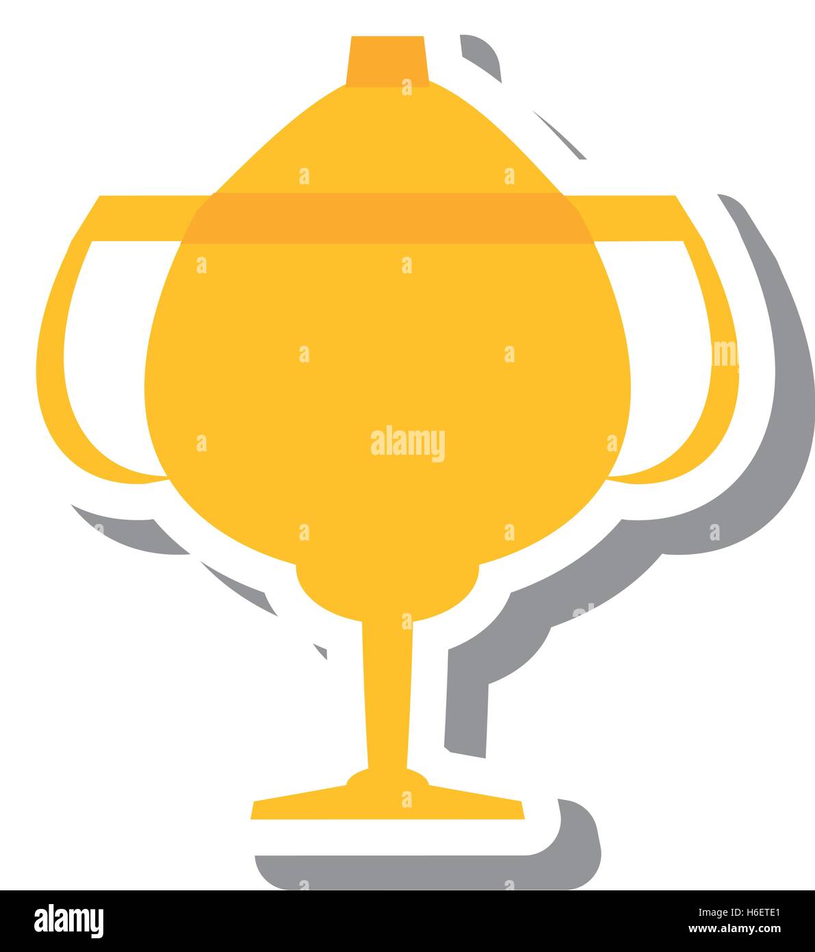 trophy cup winner isolated icon Stock Vector Image & Art - Alamy