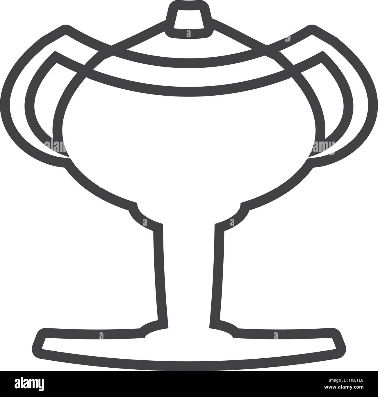 trophy cup winner isolated icon Stock Vector Image & Art - Alamy
