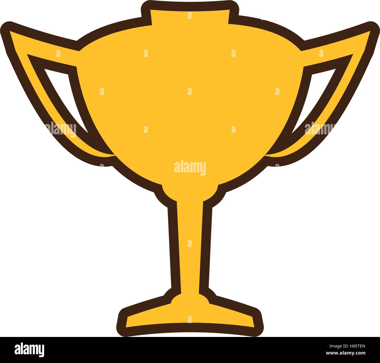trophy cup winner isolated icon Stock Vector Image & Art - Alamy