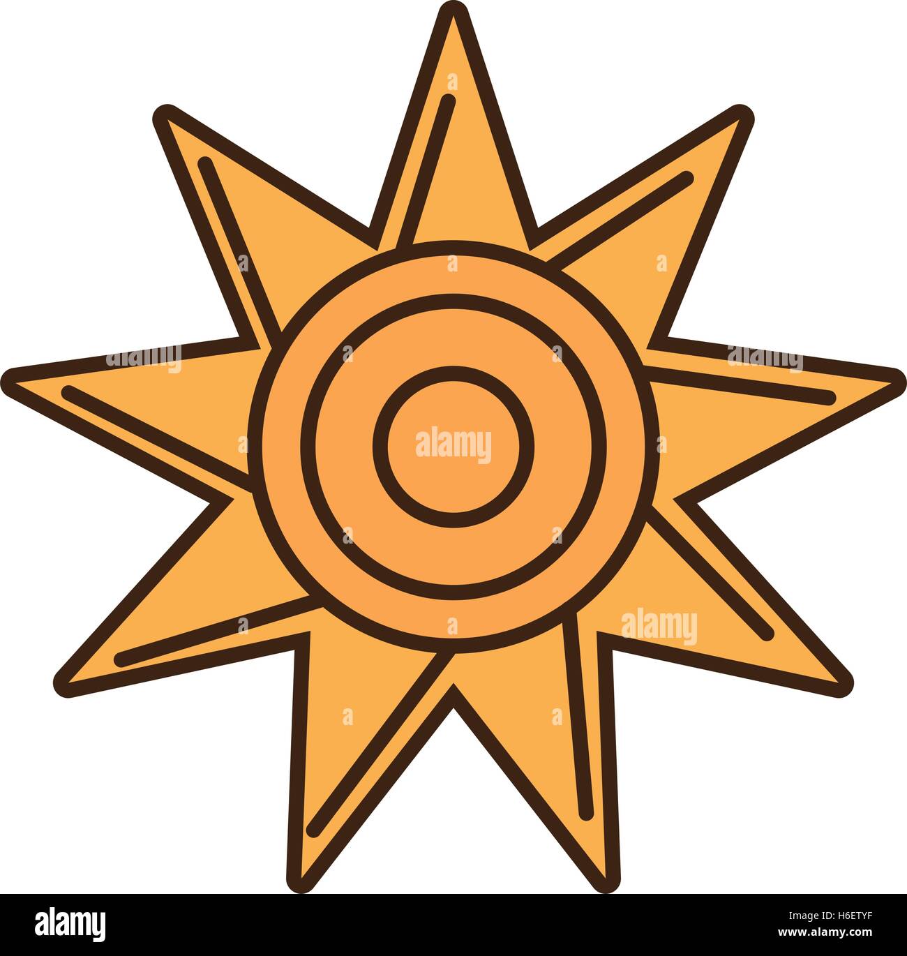 sun star climate isolated icon Stock Vector Image & Art - Alamy