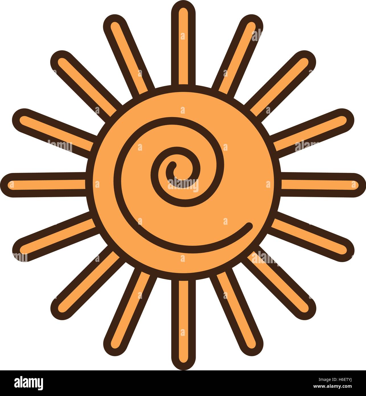 sun star climate isolated icon Stock Vector Image & Art - Alamy
