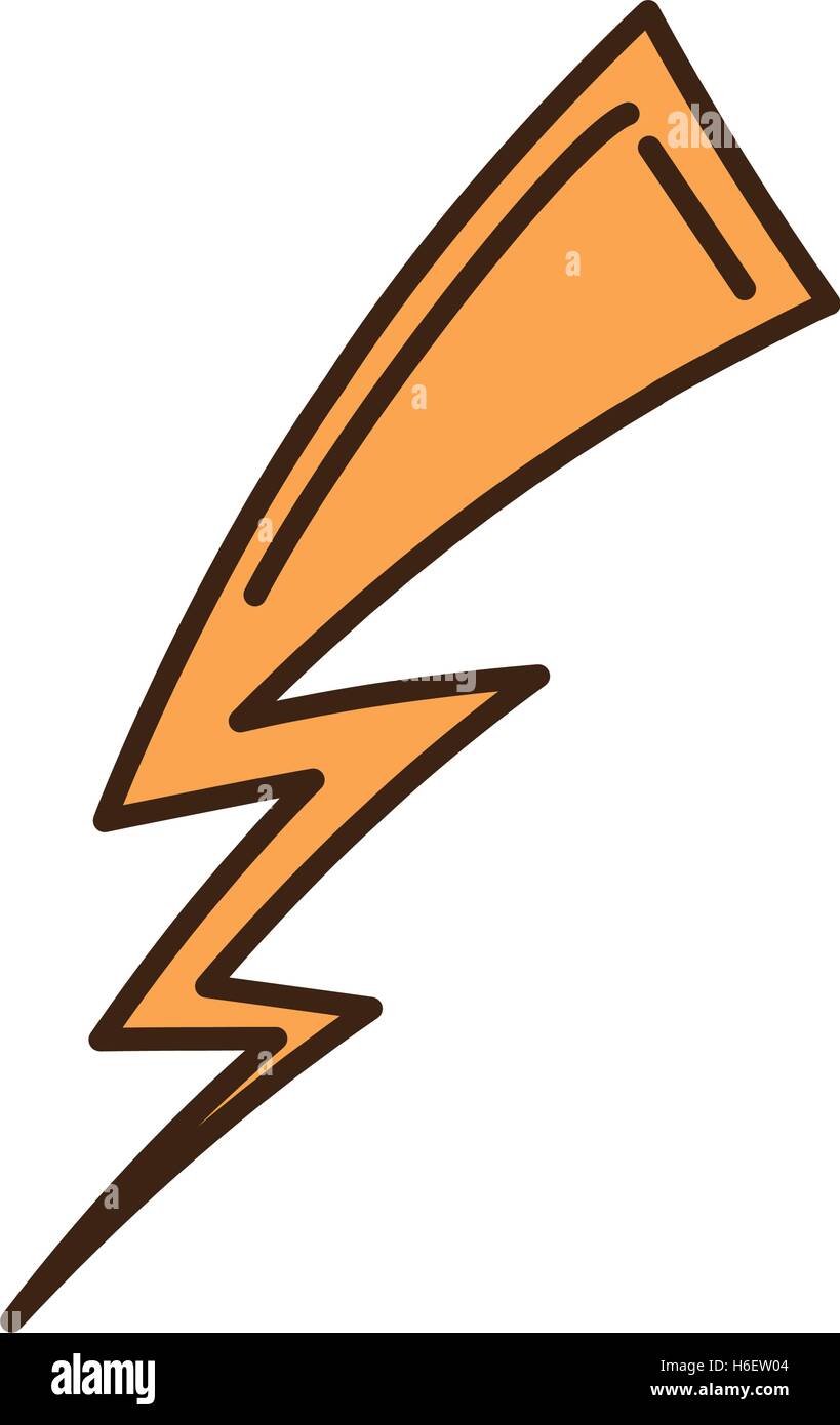 ray storm climate isolated icon Stock Vector Image & Art - Alamy