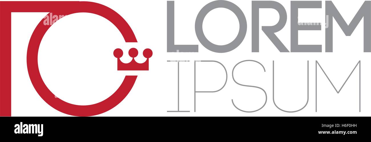 RC Logo Concept Design Stock Vector Image & Art - Alamy