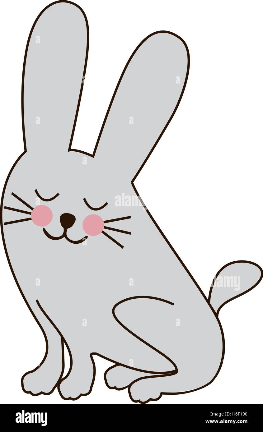 rabbit cute animal icon image vector illustration design Stock Vector ...