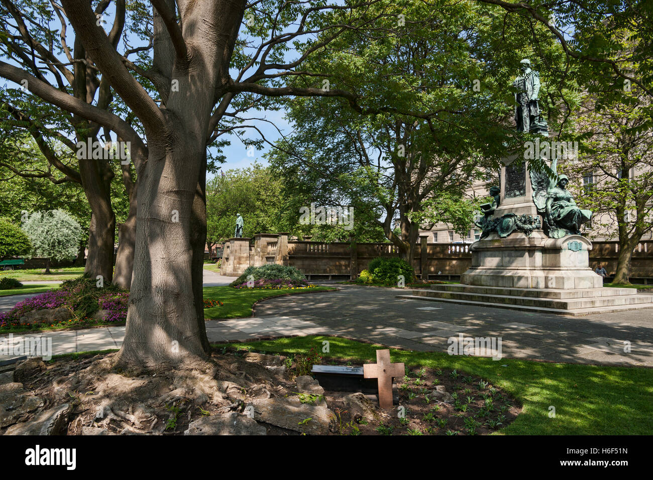 St John's Gardens, Liverpool, Merseyside, England; UK Stock Photo Alamy
