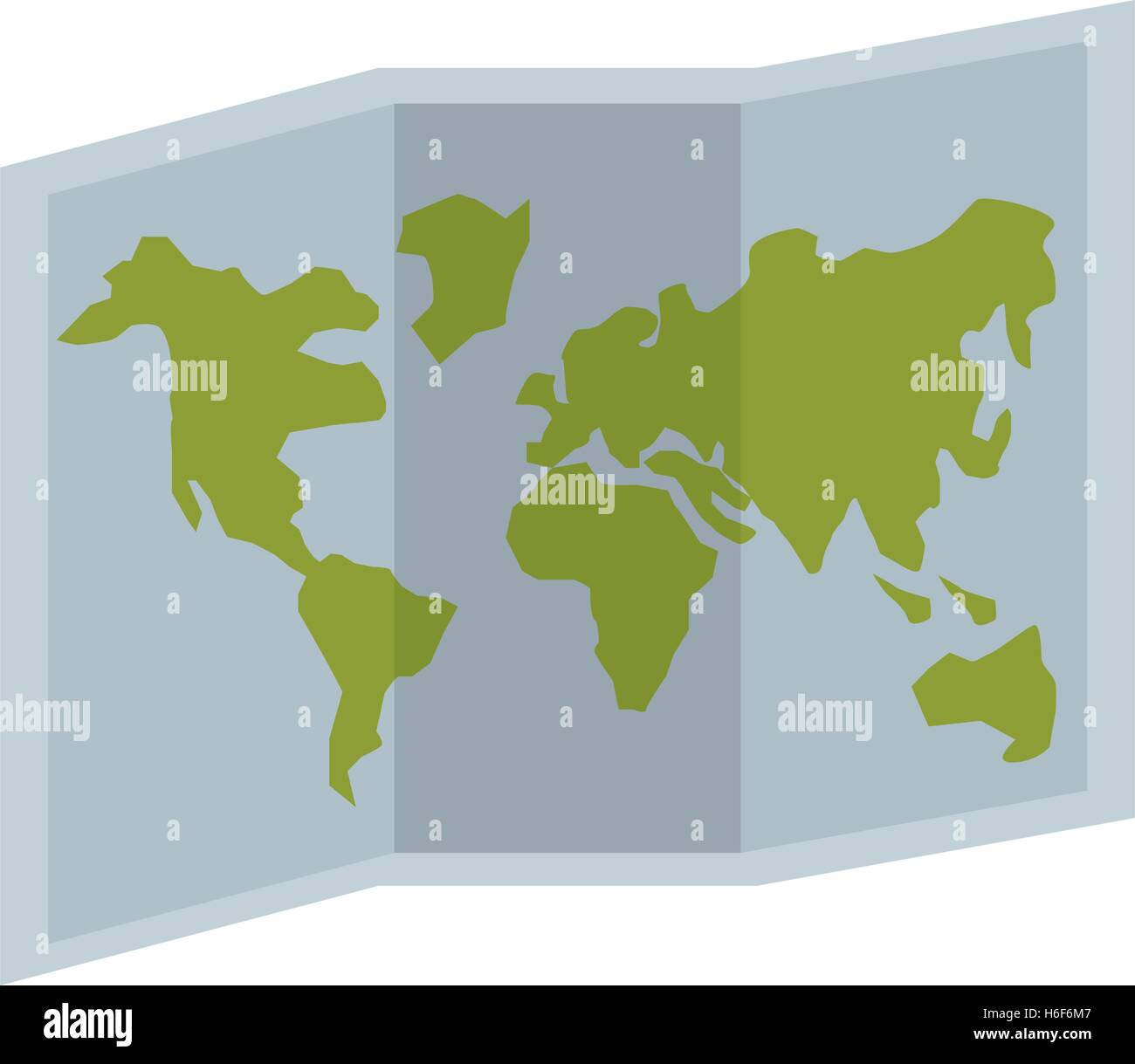 map paper guide isolated icon vector illustration design Stock Vector ...