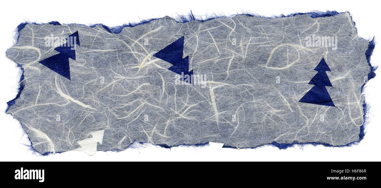 Texture of white and blue rice paper with a pattern of white and blue ...