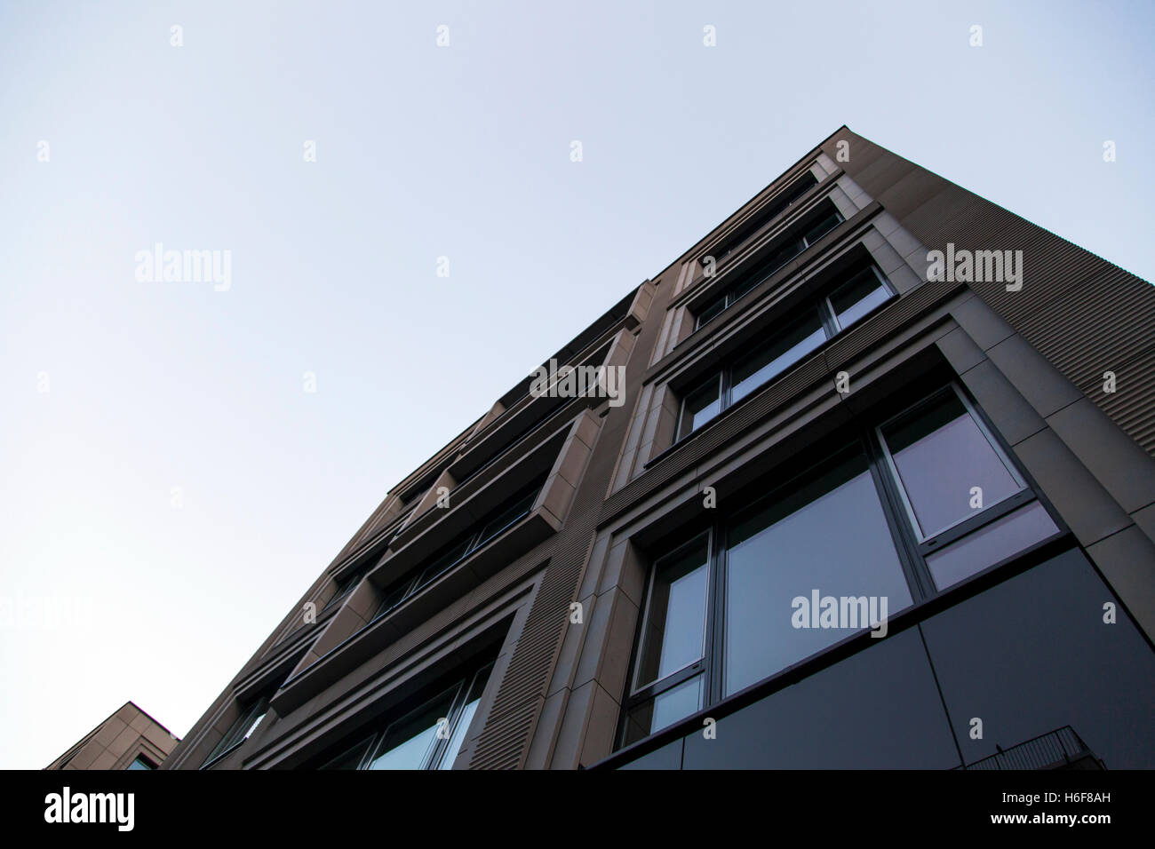 An apartment building isolated on white background Stock Photo - Alamy