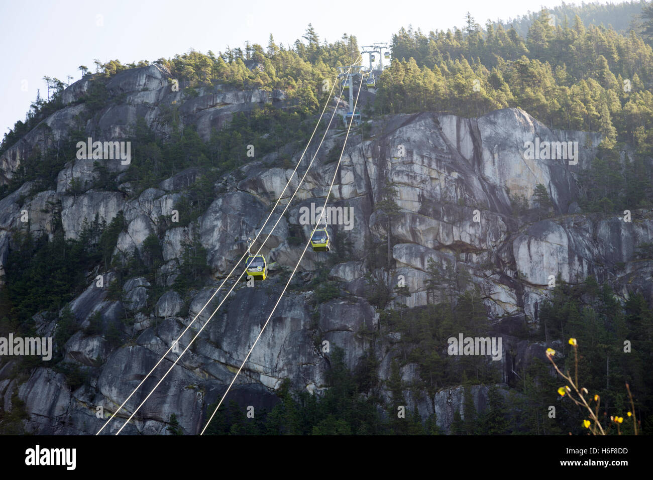 Sea to sky gondola Squamish BC Stock Photo Alamy