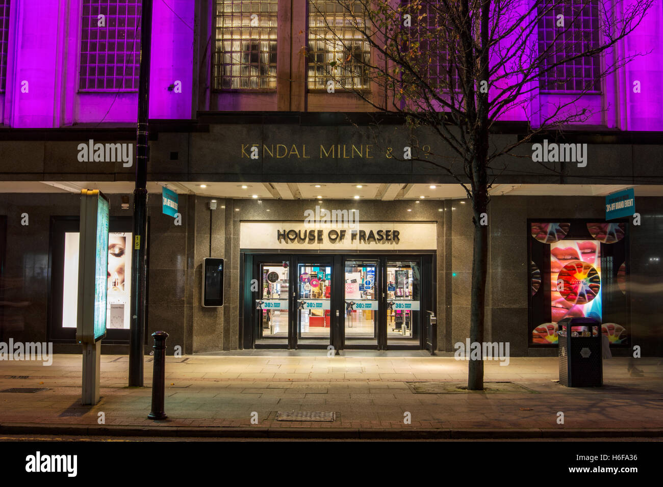 House of Fraser, Deansgate, Manchester. Stock Photo