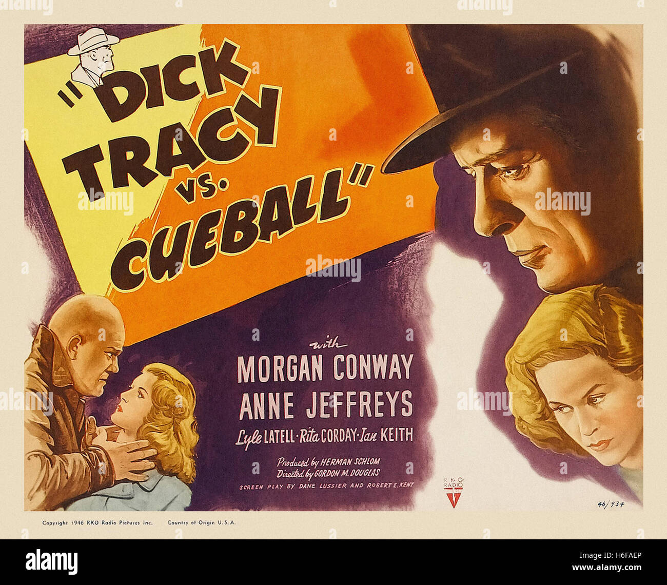 Dick Tracy vs. Cueball - Movie Poster Stock Photo - Alamy