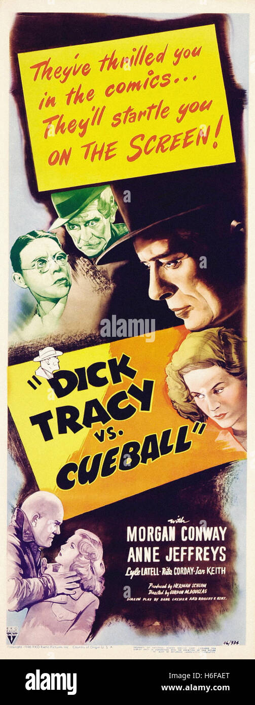 Dick Tracy vs. Cueball - Movie Poster Stock Photo - Alamy
