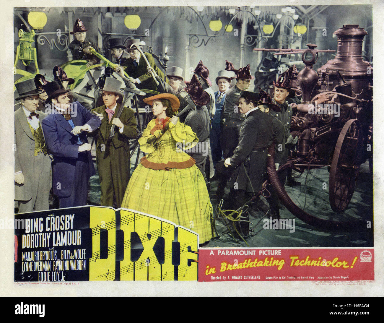 Dixie (1943) - Movie Poster - Stock Photo