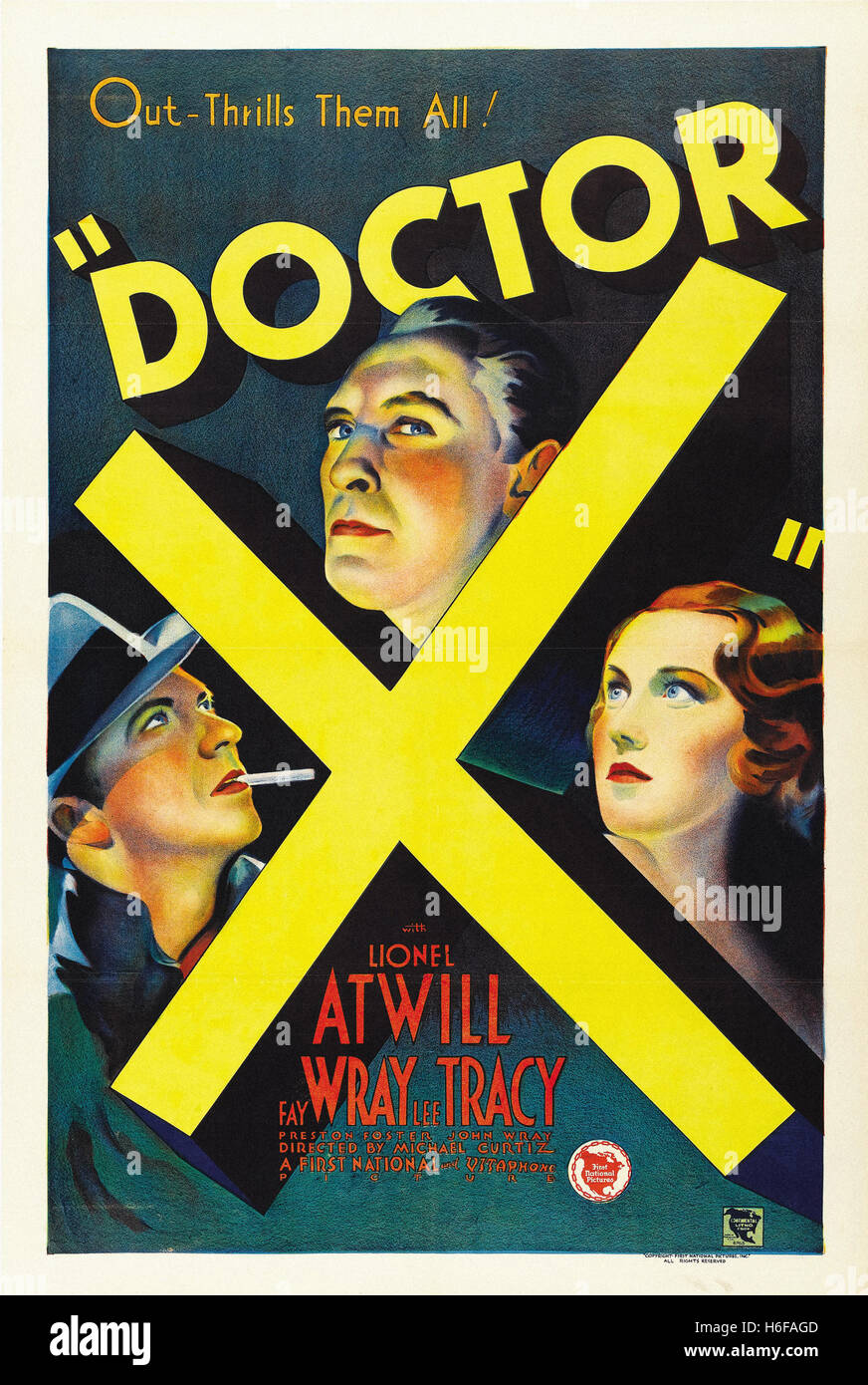 Doctor X - Movie Poster Stock Photo - Alamy
