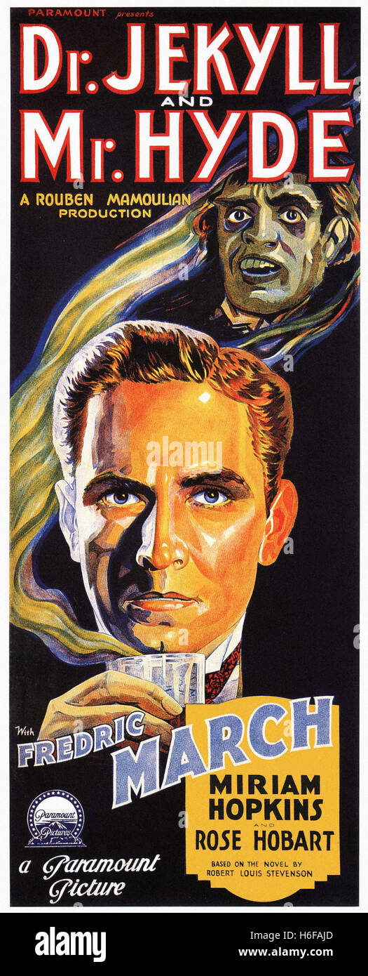 Dr jekyll and mr hyde 1931 movie poster hires stock photography and images Alamy